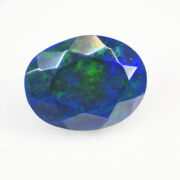 Etiopski opal czarny 9×7 mm kamień szlachetny