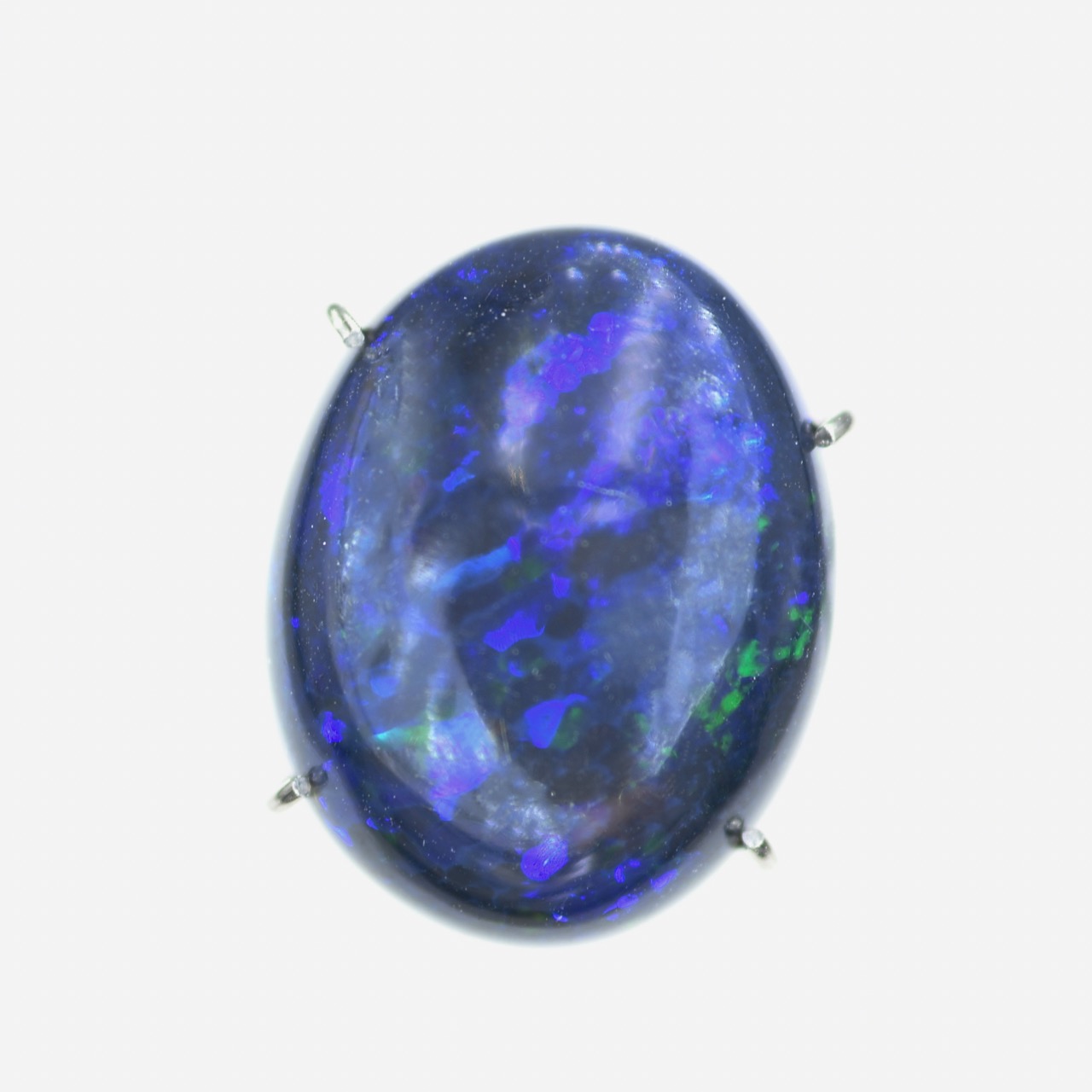 Etiopski opal czarny 3,78 ct na pierścionek