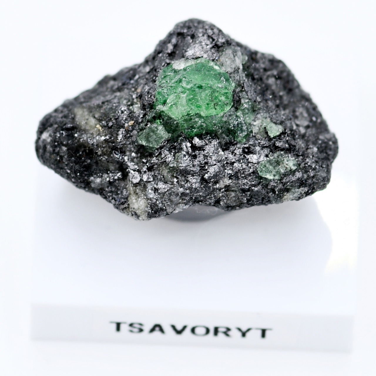 Tsavoryt minerał – okaz kolekcjonerski