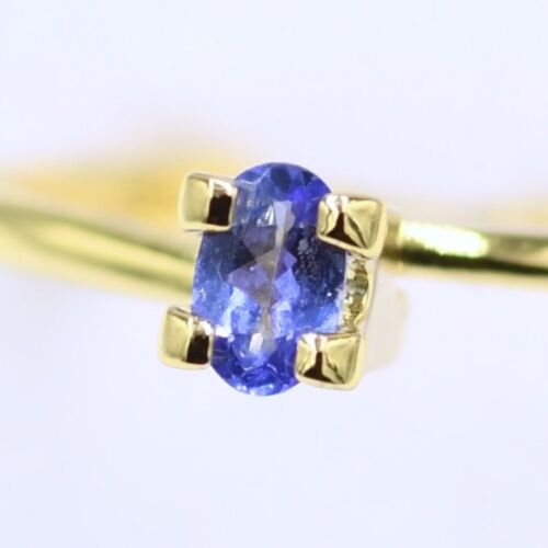 Tanzanit kamień na pierścionek 5×3.2mm