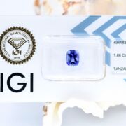 Tanzanit 1,86ct z certyfikatem IGI