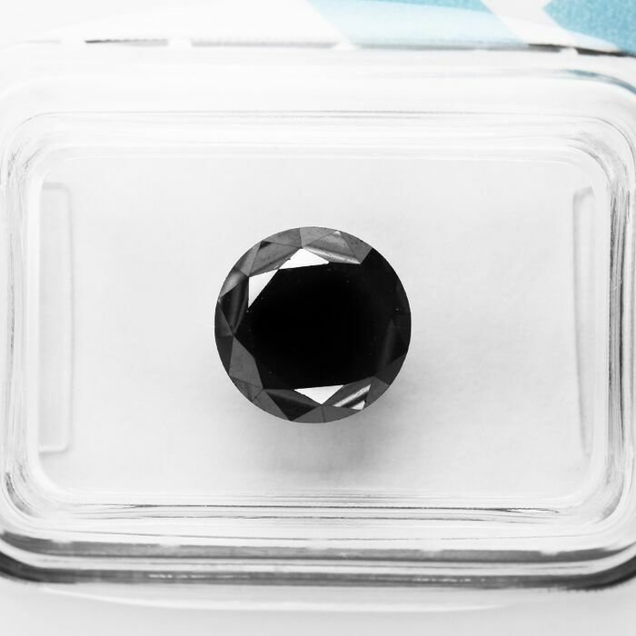 Diament czarny na pierścionek 1,81ct IGI