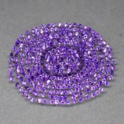 Ametyst kamień do produkcji biżuterii masowej okrągły 1,5mm