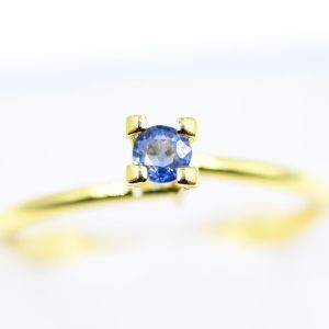 Szafir niebieski kamień szlachetny na pierścionek 3.5mm