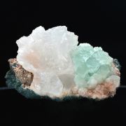 Apofyllit z heulandytem minerał – kryształ, okaz kolekcjonerski muzealny