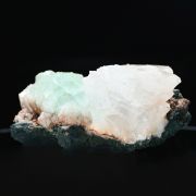 Apofyllit z heulandytem minerał – kryształ, okaz kolekcjonerski muzealny