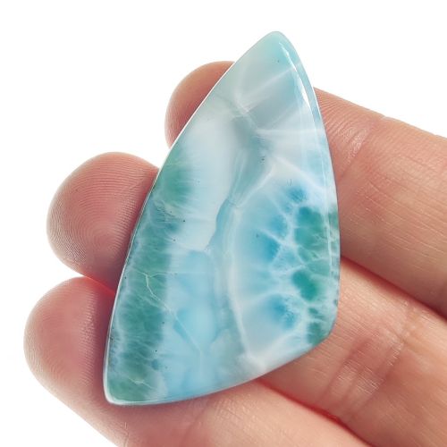 Larimar kamień ozdobny 55,9ct kaboszon do oprawy