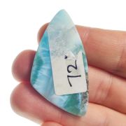 Larimar kamień ozdobny 55,9ct kaboszon do oprawy