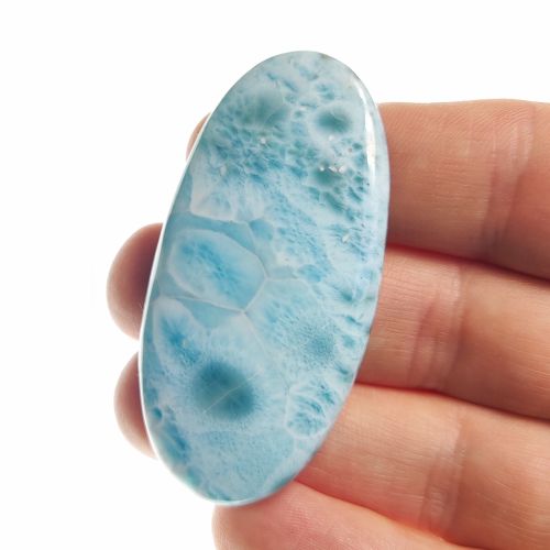 Larimar kamień ozdobny 127ct kaboszon do oprawy