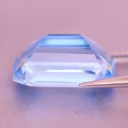 Niebieski topaz na duży pierścionek 16x11mm