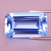 Niebieski topaz na duży pierścionek 18x10mm