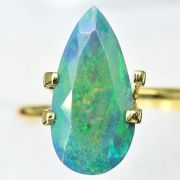 Opal czarny etiopski 2,71ct na pierścionek