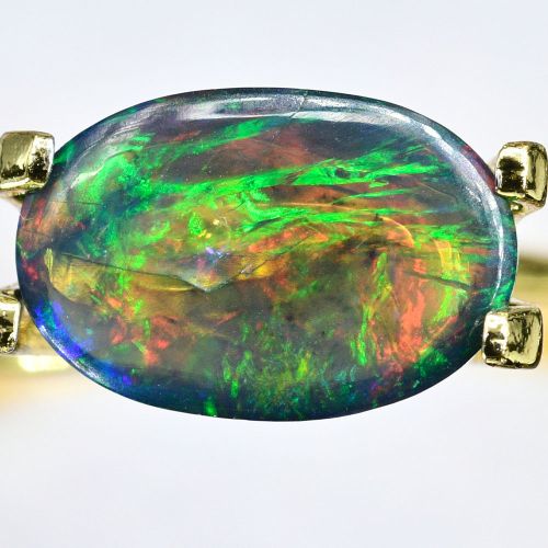 Opal czarny etiopski 1,93ct na pierścionek