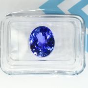 Tanzanit 4,71ct z certyfikatem IGI na pierścionek