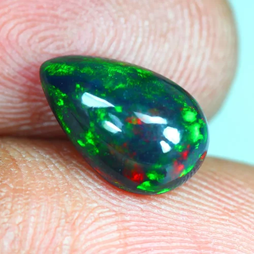 Opal czarny etiopski 1,51ct na pierścionek