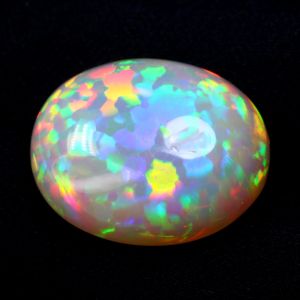 Etiopski opal 26,75ct kaboszon z certyfikatem GIA