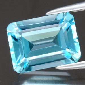 Topaz oktagon 1,90ct na pierścionek