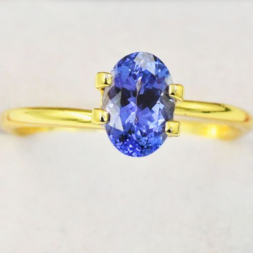 Tanzanit 1,62ct z certyfikatem IGI na pierścionek