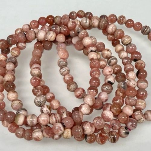 Bransoletka z naturalnego rodochrozytu 5,5mm