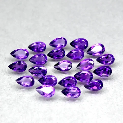 Ametyst łezka do wyrobu biżuterii 4x3mm