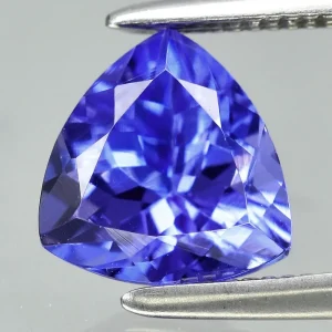 Tanzanit trillion 3,8-4 mm na pierścionek