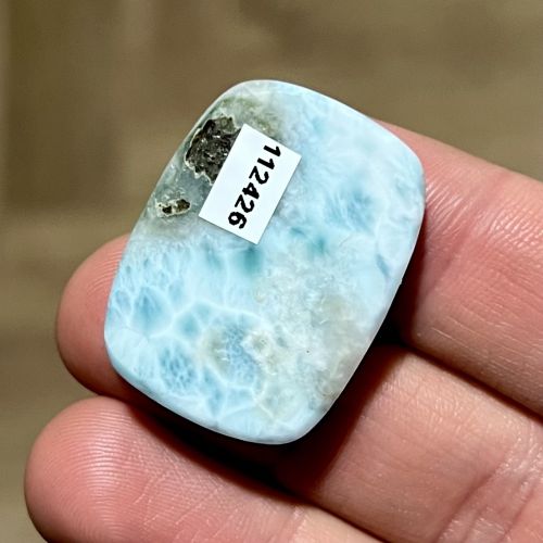 Larimar kamień ozdobny 64ct kaboszon do oprawy
