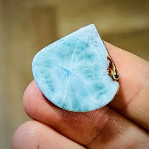 Larimar kamień ozdobny 46ct kaboszon do oprawy