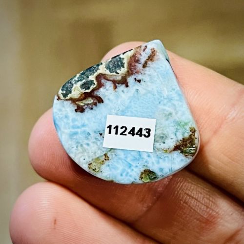 Larimar kamień ozdobny 46ct kaboszon do oprawy