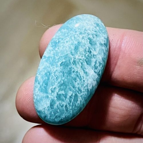 Amazonit kamień ozdobny 36ct do biżuterii artystycznej