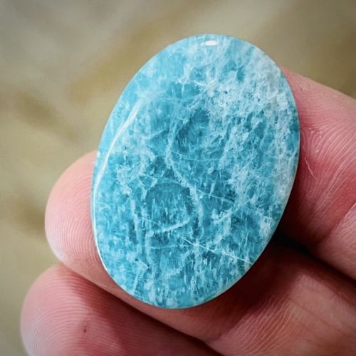 Amazonit kamień ozdobny 22ct do biżuterii artystycznej