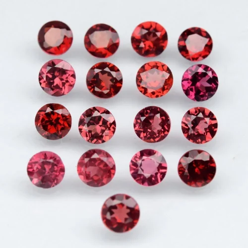 Naturalny granat rodolit 4mm do wyrobu biżuterii