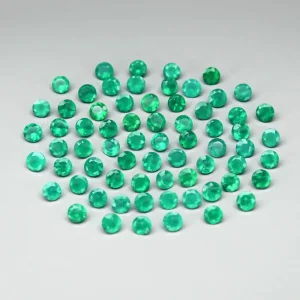 Zielony chalcedon 2,2mm do wyrobu biżuterii