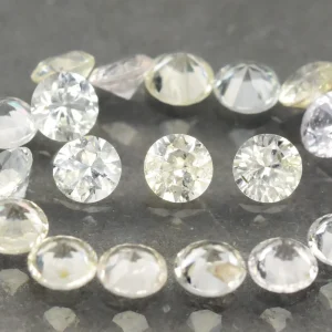 Szafir bardzo jasnożółty 3 mm do oprawy