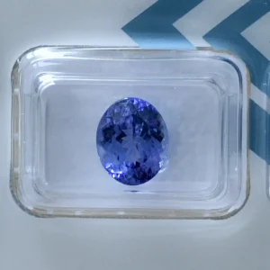 Tanzanit 4,32ct z certyfikatem IGI na pierścionek
