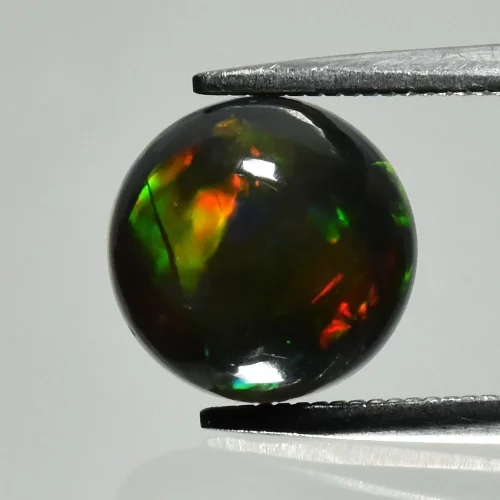 Opal czarny etiopski 8,3mm na pierścionek
