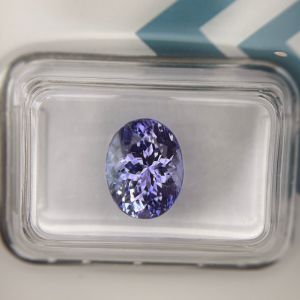 Tanzanit 2,64ct z certyfikatem IGI na pierścionek