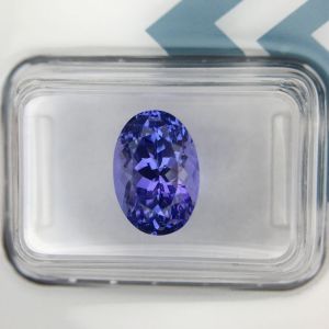 Tanzanit 3,06ct z certyfikatem IGI na pierścionek