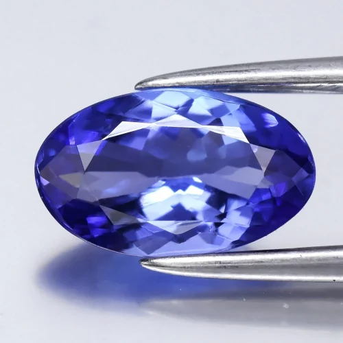 Tanzanit 9×5.5mm kamień szlachetny na złoty pierścionek