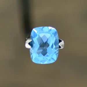 Topaz niebieski do wyrobu biżuterii 10 x 8 mm