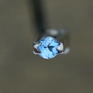 Topaz niebieski do wyrobu biżuterii 5 mm