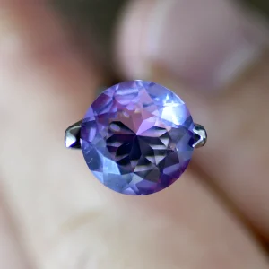Ametyst 13mm kamień na pierścionek