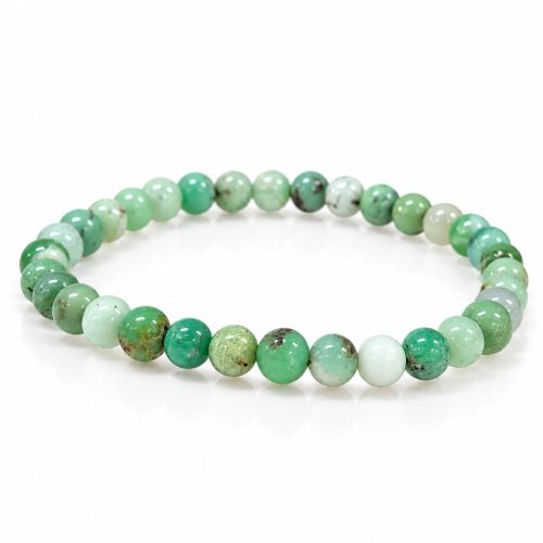 Bransoletka z naturalnego chryzoprazu 6mm