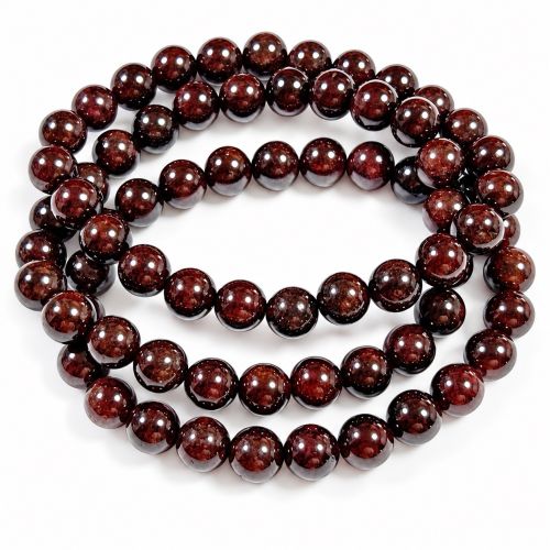 Bransoletka z naturalnego granatu 8mm