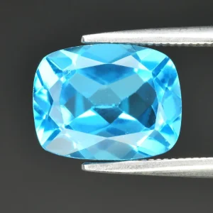 Topaz niebieski do wyrobu biżuterii 10 x 8 mm